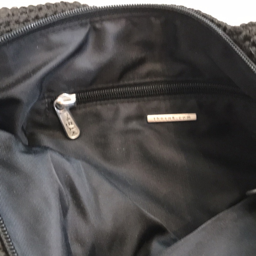 Black The Sak purse zippered top 2 straps - Picture 6 of 8
